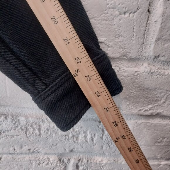 Outerknown Shacket Mens M Black Blanket Shirt Surf Chroma 100% Organic Cotton, g - Picture 8 of 10